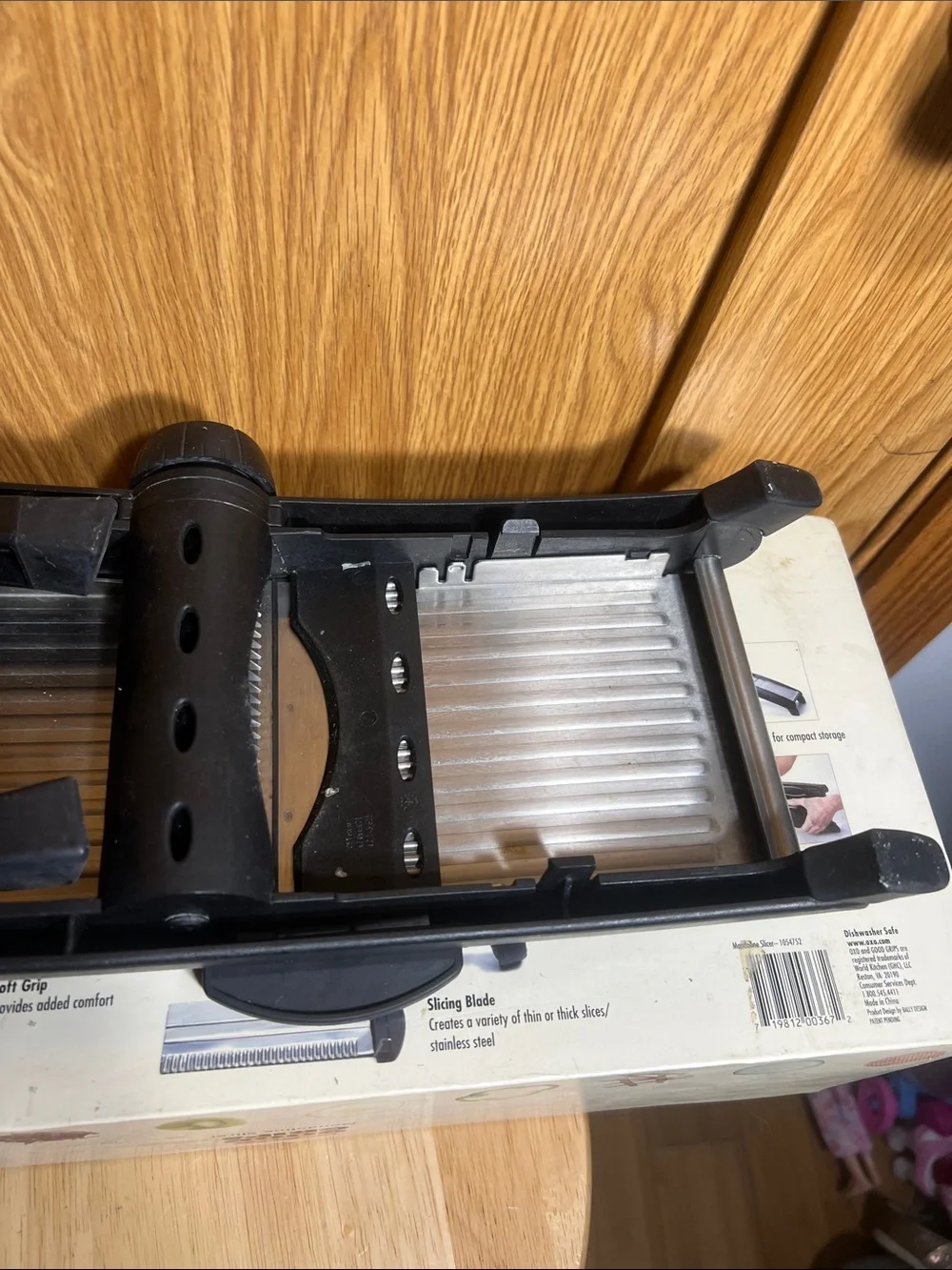 Oxo Black and Silver Mandoline Slicer